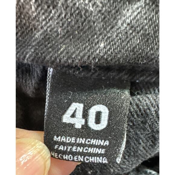 Embellish Black Prox Cargo Jeans Size 40 Practical And Comfortable Streetwear - Picture 13 of 15